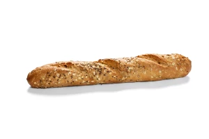 Teljes kiőrlésű sokmagvas bagett